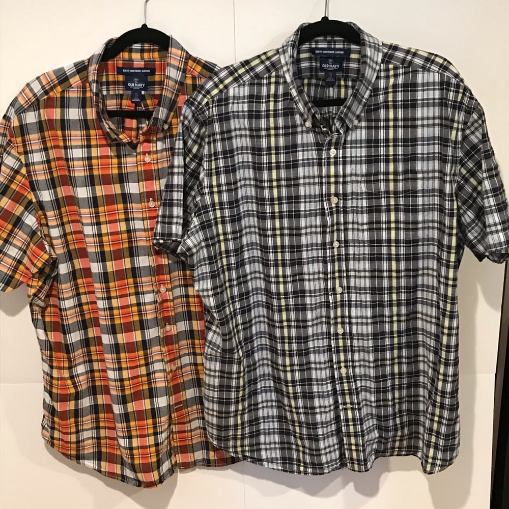 Bundle Old Navy button down short sleeve XXL